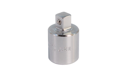 Japanese 3/8" Female to 1/4" Male Socket Adapter. Center Sockets.  M22A. 3/8" F x 1/4" M. Made in Japan.