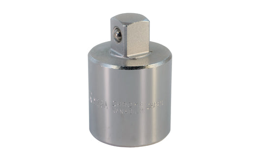 Japanese 3/4" Female to 1/2" Male Socket Adapter. Center Sockets.  M25A. 3/4" F x 1/2" M. Made in Japan.
