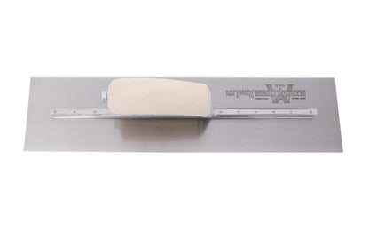 Marshalltown 16" x 4" Finishing Trowel with a blade that is tempered, ground, and polished for enhanced performance. Model MXS66.