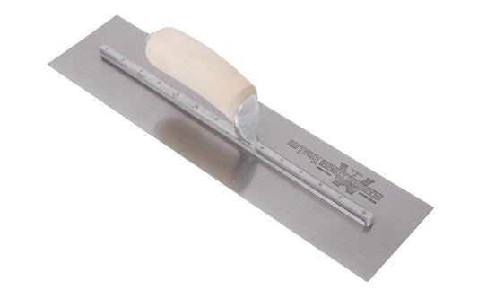 Marshalltown 16" x 4" Finishing Trowel with a blade that is tempered, ground, and polished for enhanced performance. Model MXS66 ~ 035965032483