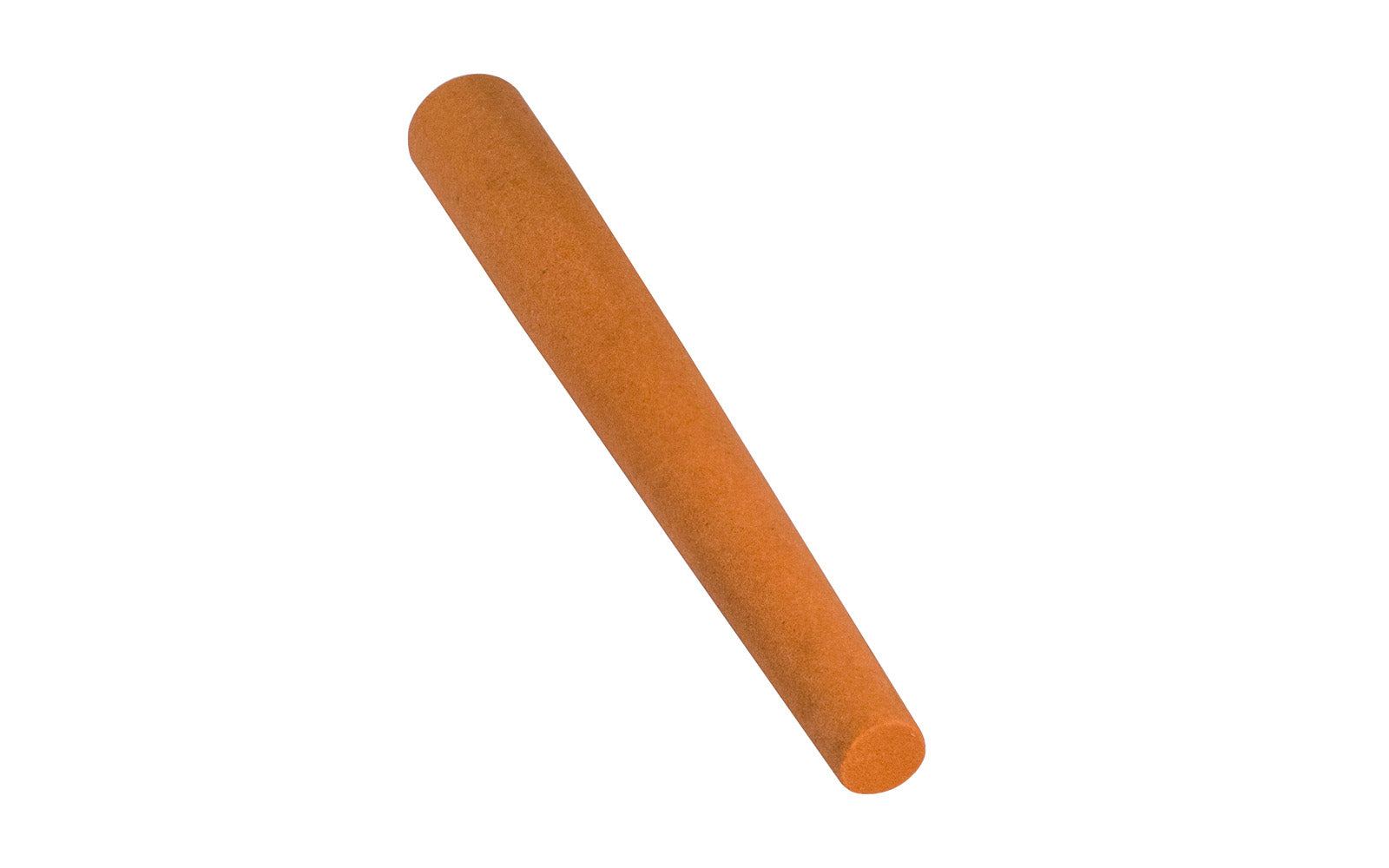 Norton Tapered Round File Stone 4" x 1/2" x 1/4" base diameter. To improve sharpening & reduce clogging, use with oil. Composed of an aluminum oxide abrasive. Oilstone made by Norton, Saint Gobain. Model FF644.