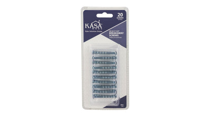 8-32 Thread Breakaway Screws - 1-3/4" Long. Break away screws are great for cabinet knobs, pulls, & hardware. Able to be cut to appropriate length.