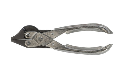 CS Osborne Parallel Action Side Cutting Pliers with Serrated Jaws. Plier remain parallel throughout their range of movement for an even parallel squeeze. Model 495.