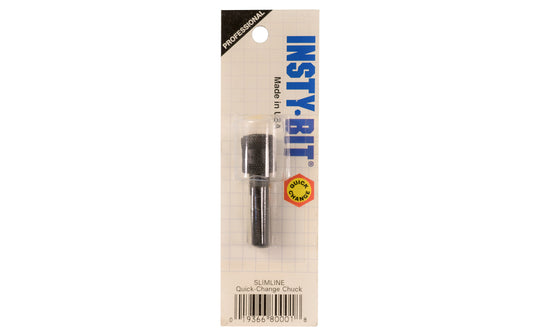 Insty-Bit Slimline Quick-Change Bit Holder Chuck. Made in USA. Model 80001 ~ 019366800018