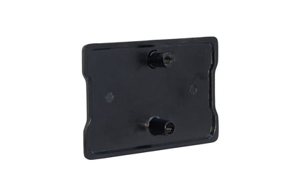 Vintage-style Hardware · Mission-Style Drop Pull ~ Smaller Size designed in the Mission / Arts & Crafts style of hardware. 1-3/4" high x 2-3/4" wide plate size.