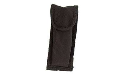 3-3/4" Pocket Knife with Aluminum Black Body. Belt clip attached to knife. 2-3/4" blade length. Includes sheath. Made by SE.