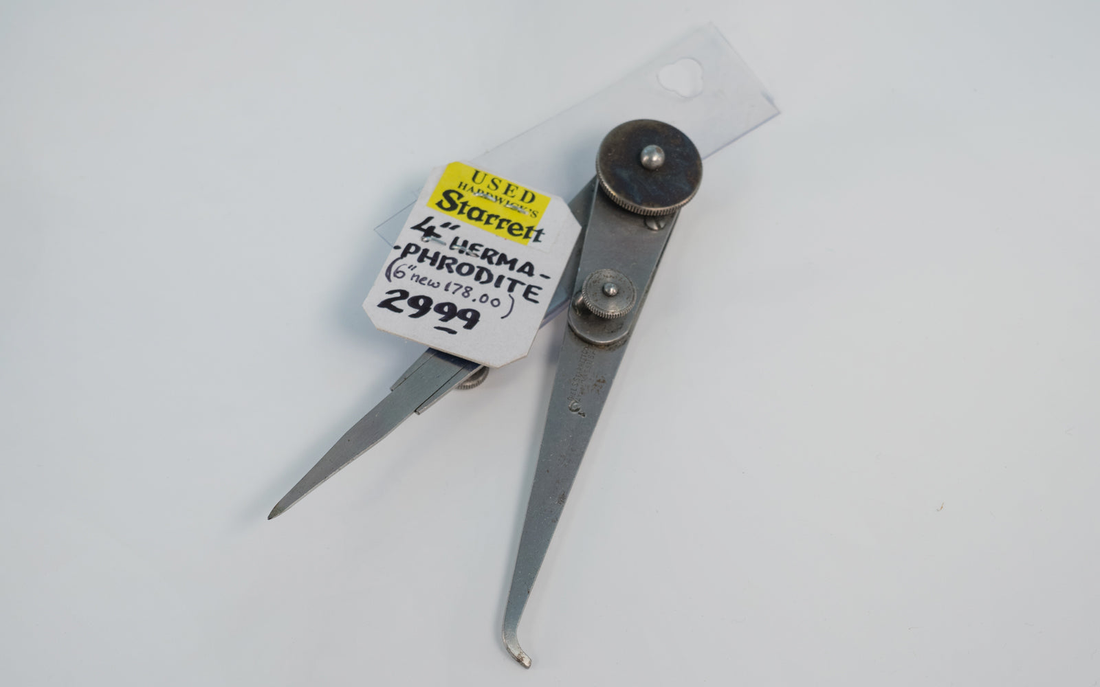 Starrett 4" Hermaphrodite Caliper - USED