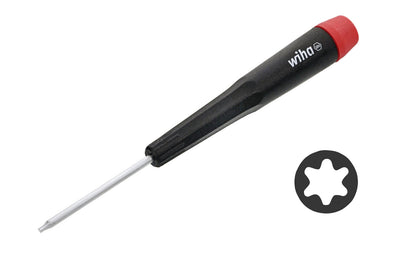A high quality Wiha Torx precision screwdriver 7-piece set made out of hardened CRM72 tool steel. Excellent for working on small components & modern electronics. Set includes:  T5,  T6,  T7,  T8,  T9,  T10,  T15  sizes. Made in Germany. Wiha Model 26792.