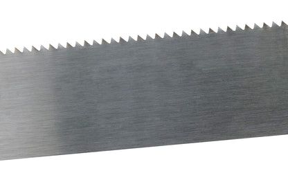 Ulmia Frame Saw Blade 9 TPI 600 mm Blade. A replacement saw blade made by Ulmia in Germany. Medium saw teeth with slight push-to-cut orientation for fine & precise cuts, cross cutting tenons & sawing dovetail tenons. Replacement blade for Ulmia web saw See here.   Made in Germany.