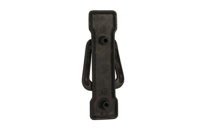 Vintage-style Hardware · Mission-Style Vertical Drop Pull designed in the Mission / Arts & Crafts style of hardware. 3-3/4" high x 1" wide plate size.