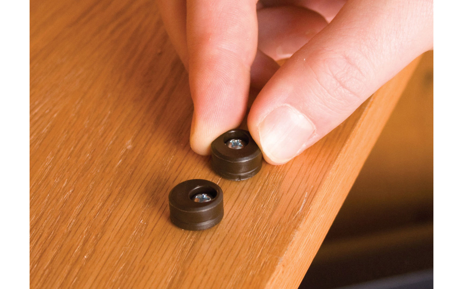 FastCap Euro Door Stops for Inset Doors ~ 10 Stops & Screws ~ Shuts cabinet doors evenly & quietly