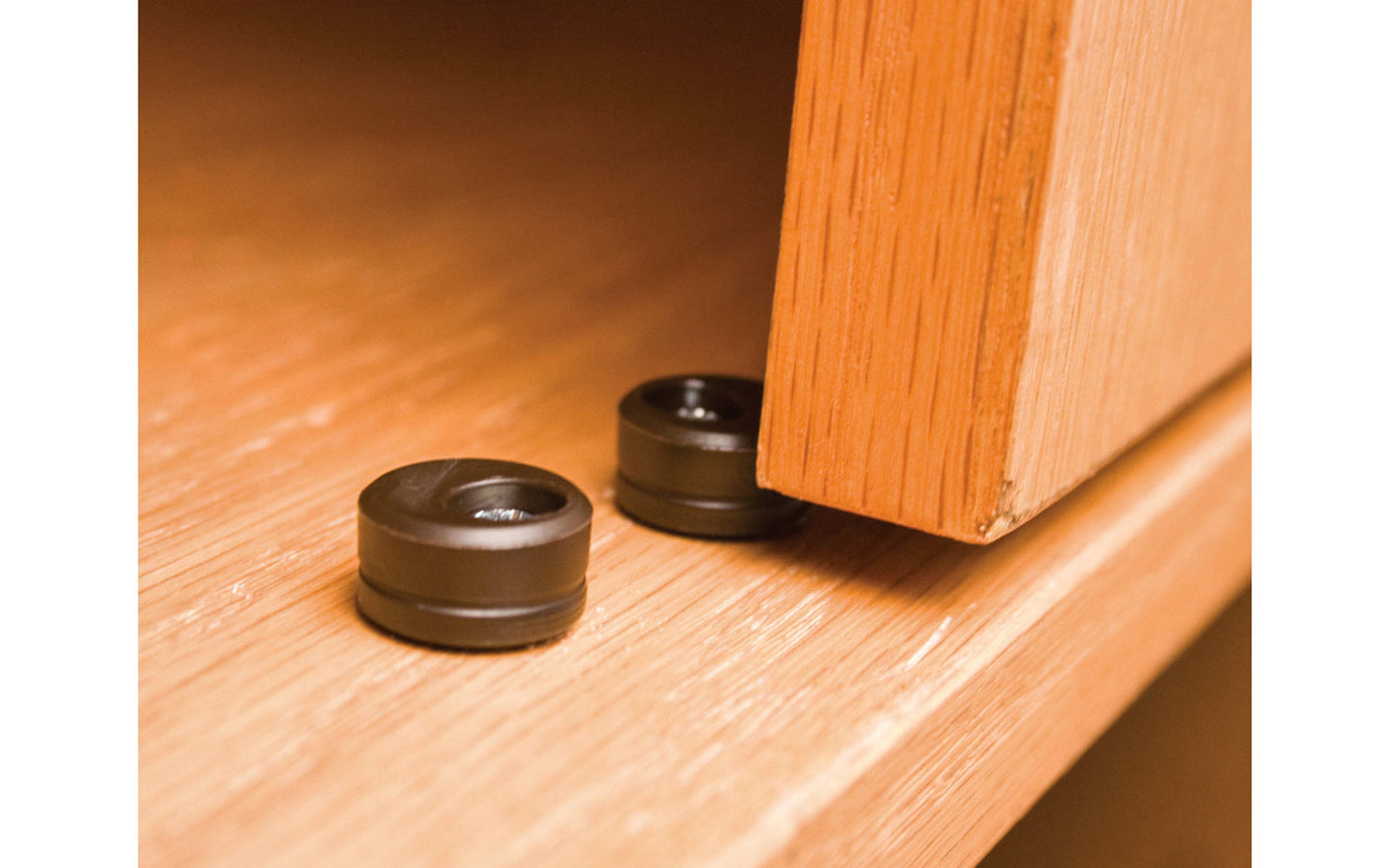 FastCap Euro Door Stops for Inset Doors ~ 10 Stops & Screws ~ Shuts cabinet doors evenly & quietly