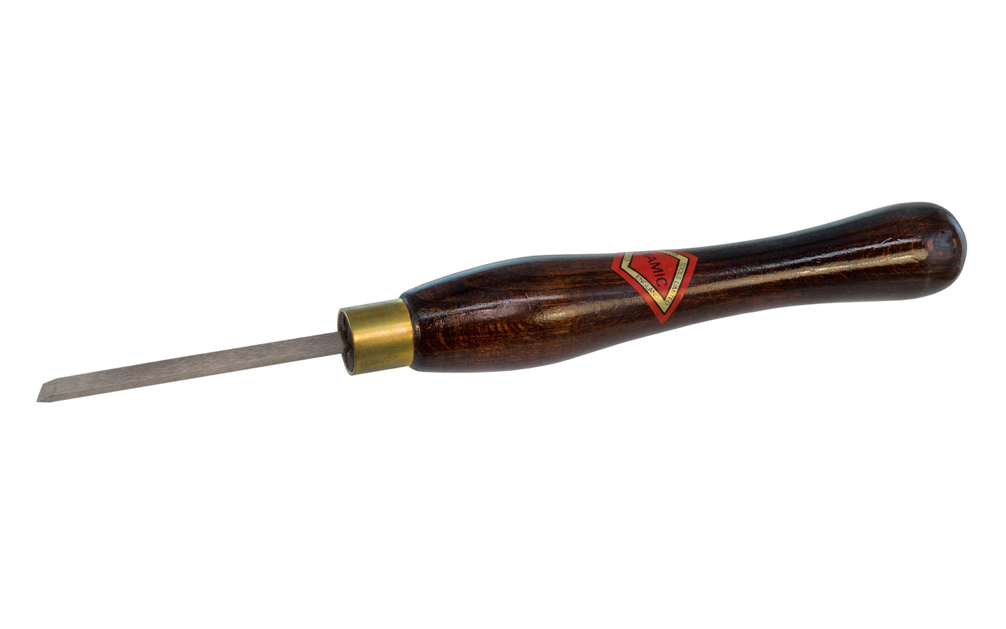 Henry Taylor 3/16" Small Lathe Skew made by Henry Taylor Tools in England. HSS mini wood turning tool. 10" overall length. Henry Taylor - Diamic. Model HS114.   Made in UK.