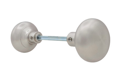 Solid Brass Core Classic Smooth Doorknob Set. Vintage-style Hardware · High quality & solid brass doorknob set with a classic & smooth design. The doorknob itself has a solid brass core making it very durable. Brushed Nickel Finish
