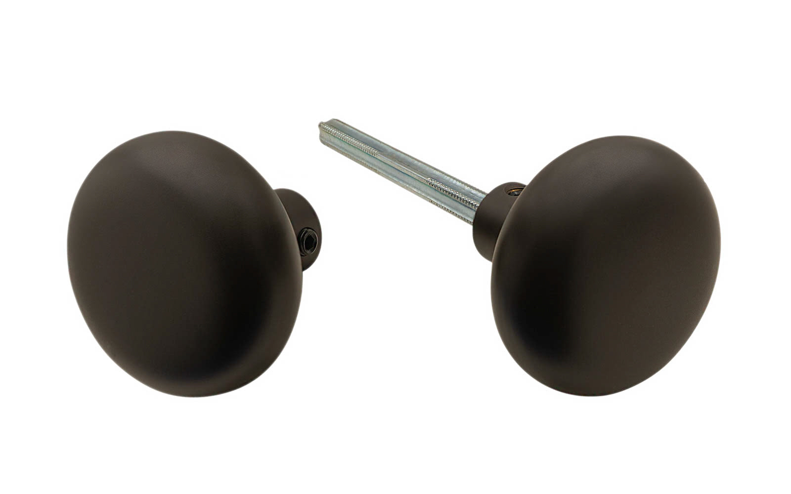 Solid Brass Core Classic Smooth Doorknob Set. Vintage-style Hardware · High quality & solid brass doorknob set with a classic & smooth design. The doorknob itself has a solid brass core making it very durable. Oil Rubbed Bronze
