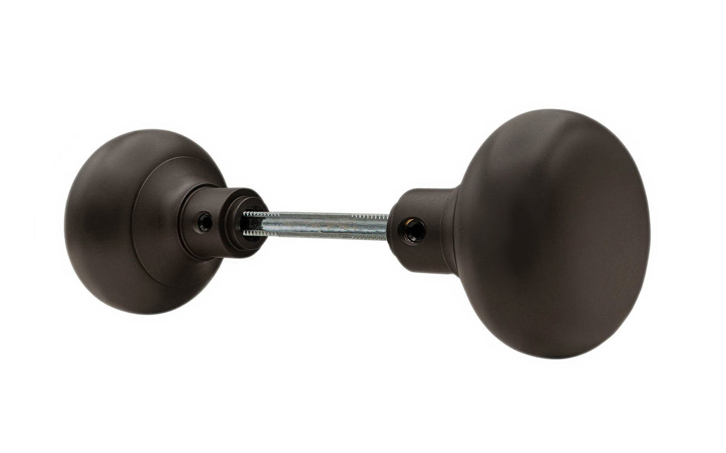 Solid Brass Core Classic Smooth Doorknob Set. Vintage-style Hardware · High quality & solid brass doorknob set with a classic & smooth design. The doorknob itself has a solid brass core making it very durable. Oil Rubbed Bronze