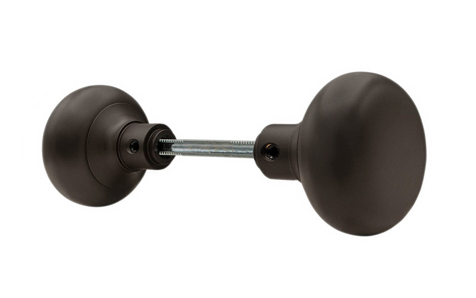 Solid Brass Core Classic Smooth Doorknob Set. Vintage-style Hardware · High quality & solid brass doorknob set with a classic & smooth design. The doorknob itself has a solid brass core making it very durable. Oil Rubbed Bronze