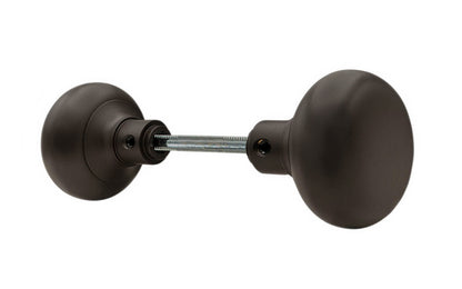 Solid Brass Core Classic Smooth Doorknob Set. Vintage-style Hardware · High quality & solid brass doorknob set with a classic & smooth design. The doorknob itself has a solid brass core making it very durable. Oil Rubbed Bronze