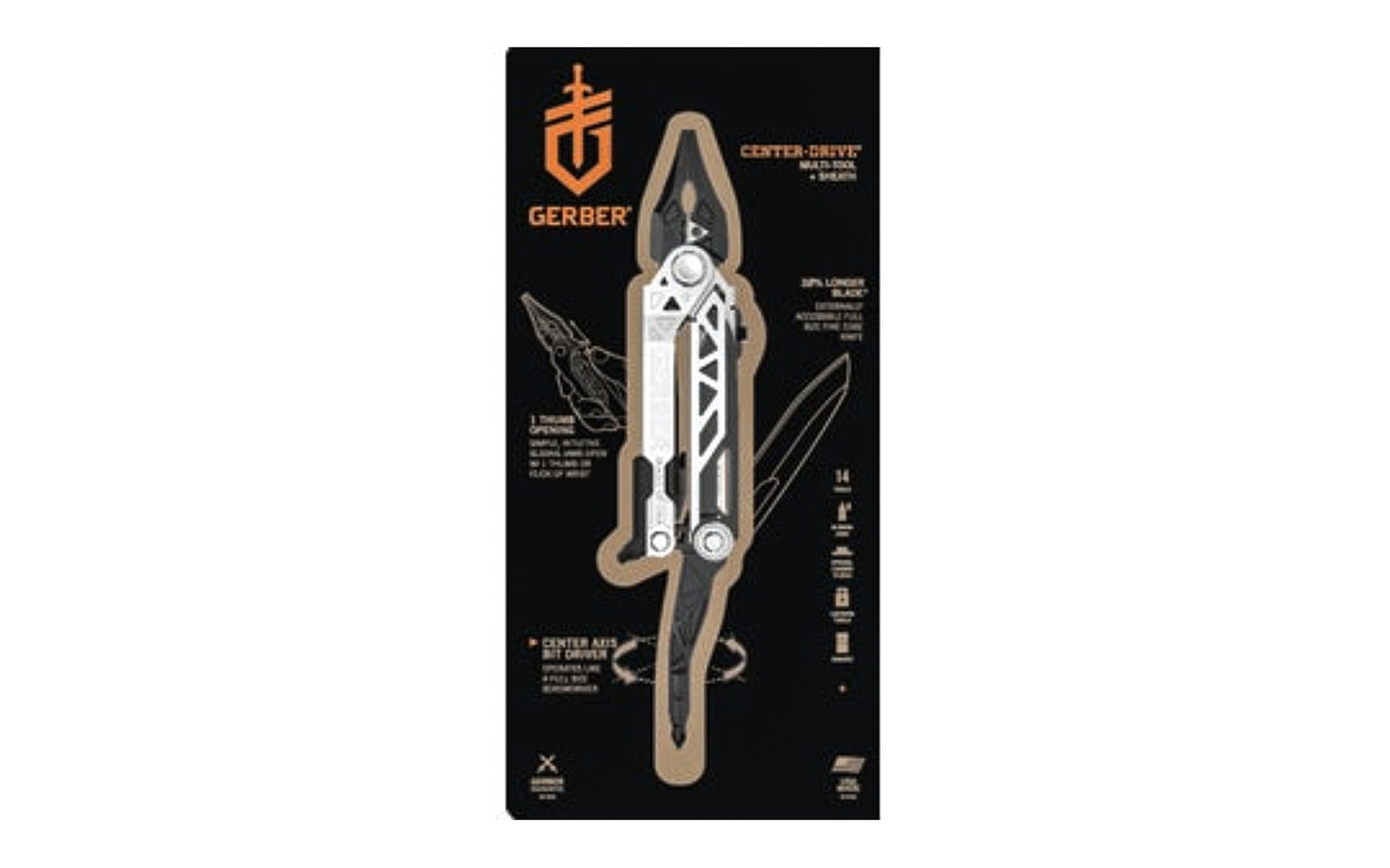 Gerber 'Center-Drive' 14-In-1 SS Multi-Tool