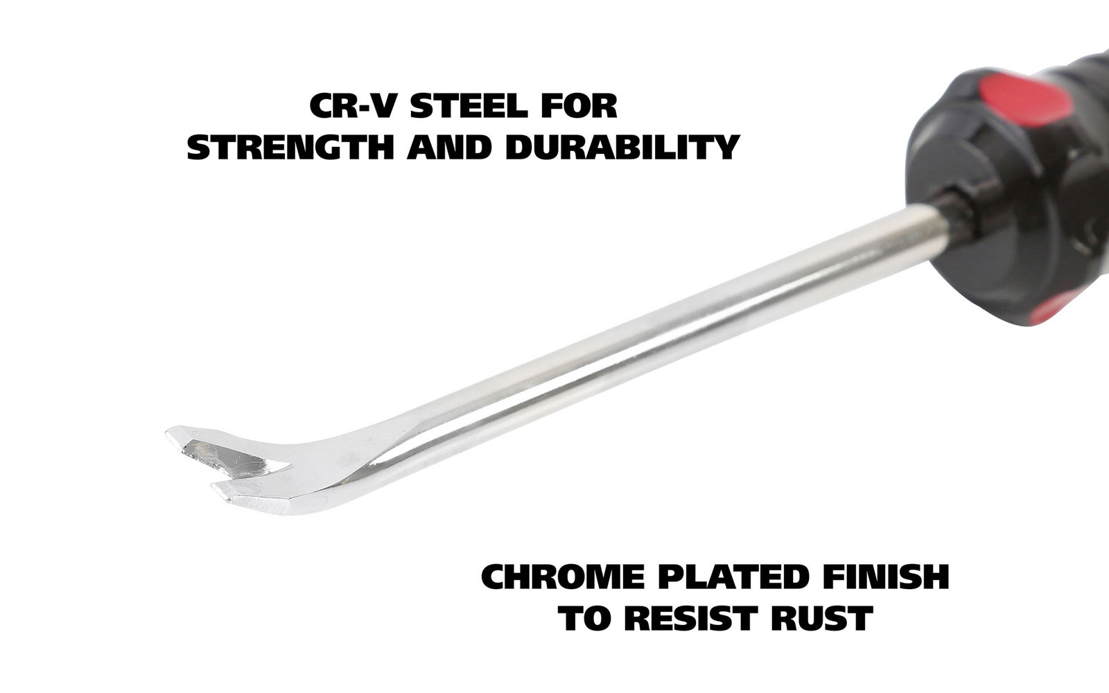 This GreatNeck 1/4" Tack Lifter is designed for lifting carpet tacks, small nails & pins. It is ideally suited for tacks situated close to skirting boards & in other similar inaccessible areas. Great Neck model TL4C. 