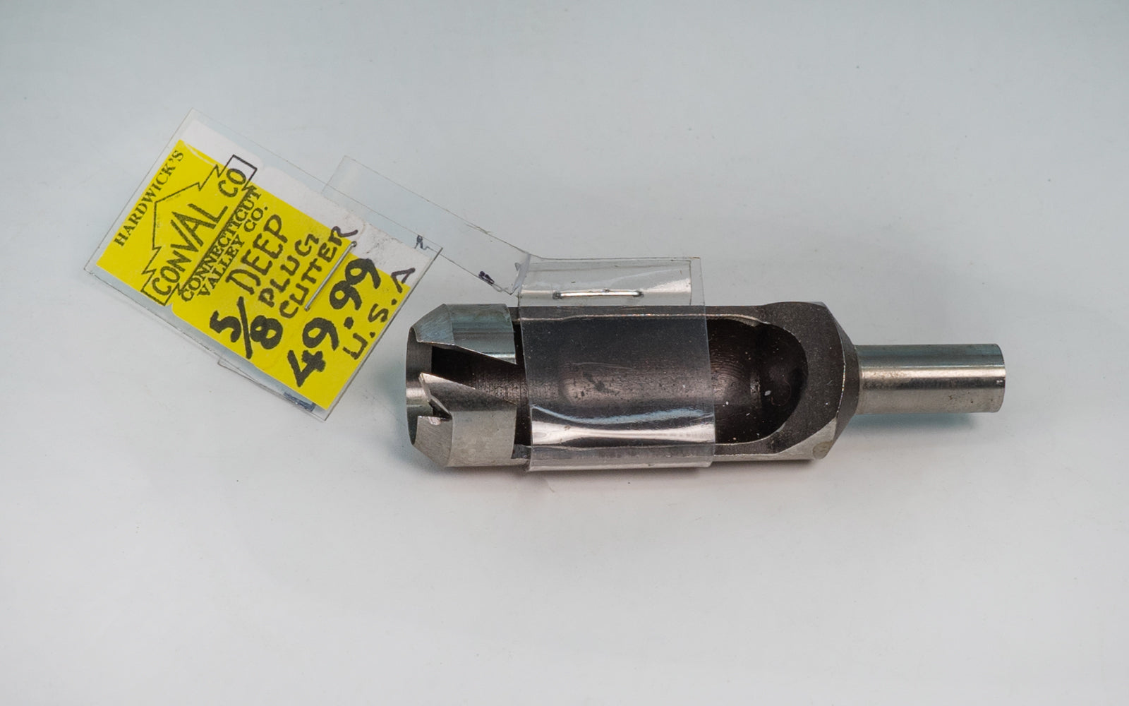 Connecticut Valley Co. 5/8" Deep Plug Cutter. Made in USA.