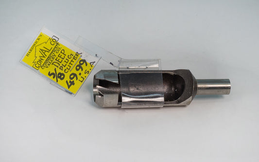 Connecticut Valley Co. 5/8" Deep Plug Cutter. Made in USA.