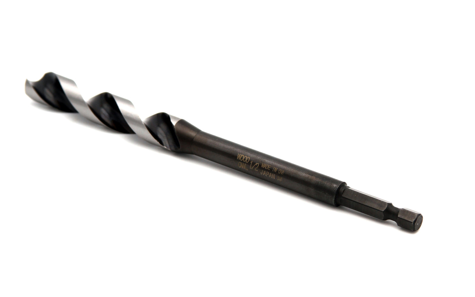 Wood Owl 1/2" (13 mm) Diameter x 6-1/2" ~ OverDrive Fast Boring Bit - Model No 00700 - Made in Japan - Concave Lead-in Edge for smooth starts & fast cuts