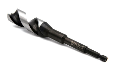 Wood Owl 7/8" (22 mm) Diameter x 6-1/2" ~ OverDrive Fast Boring Bit - Model No 00703 - Made in Japan - Concave Lead-in Edge for smooth starts & fast cuts