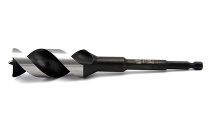 Wood Owl 1" (25 mm) Diameter x 6-1/2" ~ OverDrive Fast Boring Bit - Model No 00704 - Made in Japan - Concave Lead-in Edge for smooth starts & fast cuts