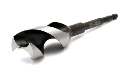 Wood Owl 1-1/4" (32 mm) Diameter x 6-1/2" ~ OverDrive Fast Boring Bit - Model No 00705 - Made in Japan - Concave Lead-in Edge for smooth starts & fast cuts