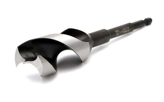 Wood Owl 1-1/4" (32 mm) Diameter x 6-1/2" ~ OverDrive Fast Boring Bit - Model No 00705 - Made in Japan - Concave Lead-in Edge for smooth starts & fast cuts