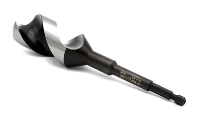 Wood Owl 1-1/4" (32 mm) Diameter x 6-1/2" ~ OverDrive Fast Boring Bit - Model No 00705 - Made in Japan - Concave Lead-in Edge for smooth starts & fast cuts