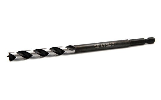 Wood Owl 3/8" Diameter x 6-1/2" ~ OverDrive Fast Boring Bit - Model No 00708 - Made in Japan