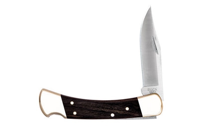 Buck Knives 110 Folding Hunter Knife & Leather Sheath ~ Model No. 0110BRS - Made in USA