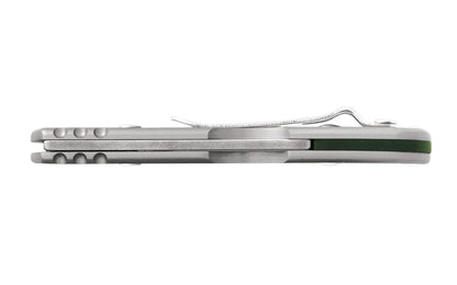 Buck Knives 726 Mini Spitfire Folding Pocket Knife is designed for everyday carry. Blade can easily be opened with one hand & locks open with a lockback design. Anodized Gray Aluminum handle offers a sleek & lightweight design. Pocket clip attached to knife. Length 3-5/8" closed. Made in USA. 0726GYS-B. 033753123795