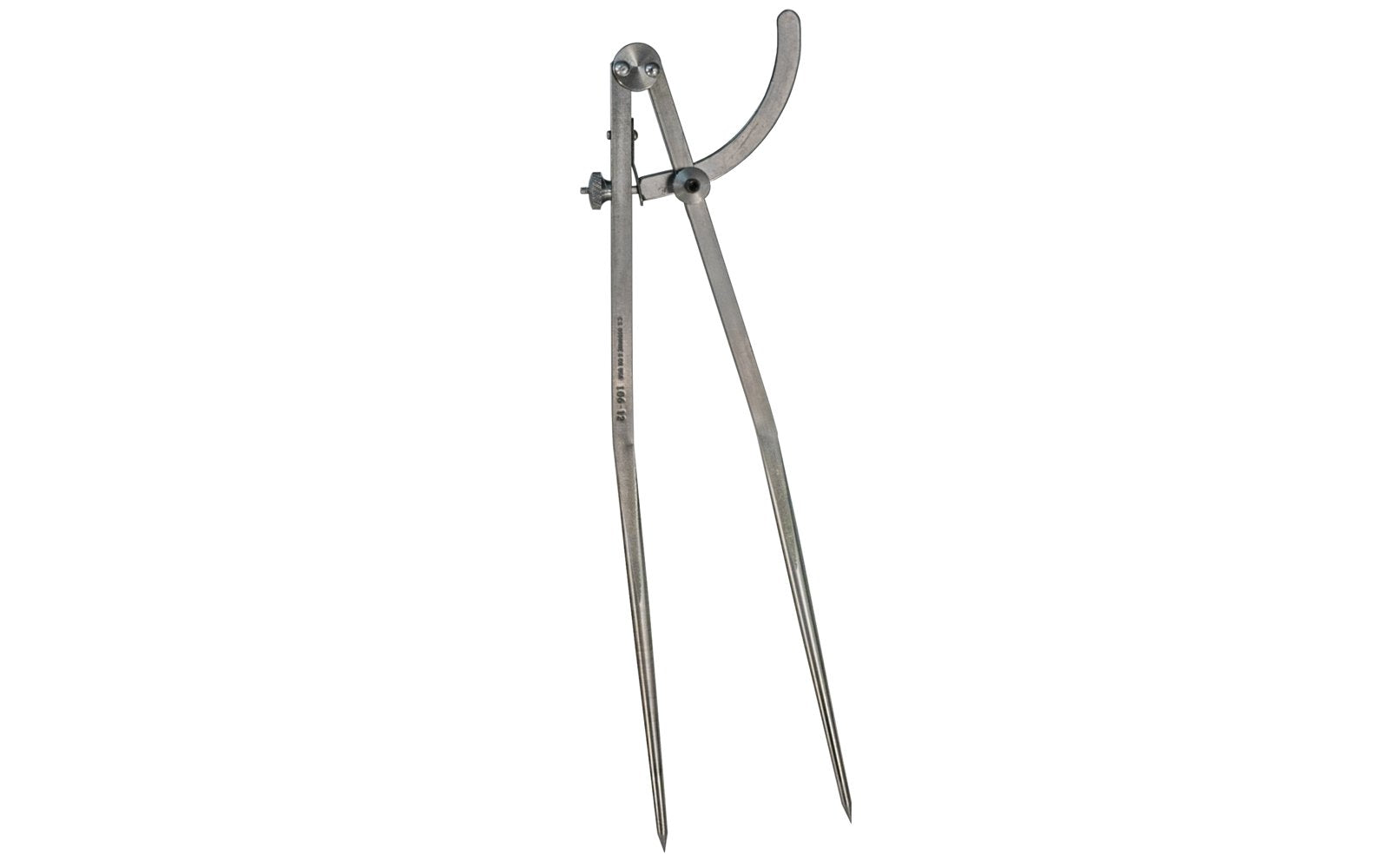 CS Osborne Wing Divider - Solid Steel ~ 12" Size - Model No. 106-12 ~ The points are hardened & every care is taken with the thread of the screws which hold the legs in position on the wings ~ Tempered Springs ~ 096685570181