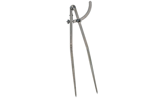 CS Osborne Wing Divider - Solid Steel ~ 12" Size - Model No. 106-12 ~ The points are hardened & every care is taken with the thread of the screws which hold the legs in position on the wings ~ Tempered Springs ~ 096685570181