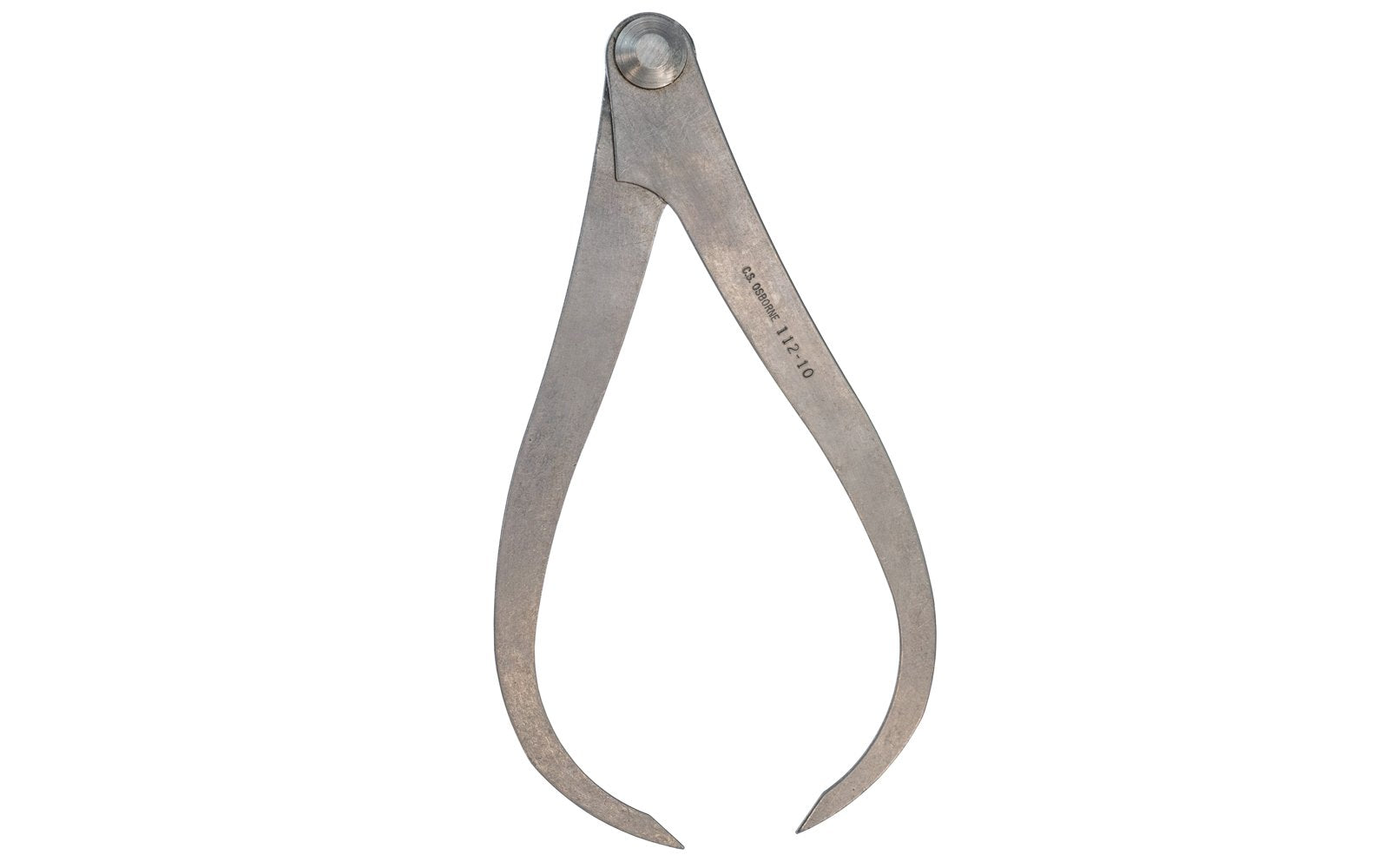 CS Osborne Outside Caliper ~ 10" Size - Steel Caliper ~ Model No. 112-10 ~ Max opening is 28-1/4"  ~ Made in USA ~ 096685570662