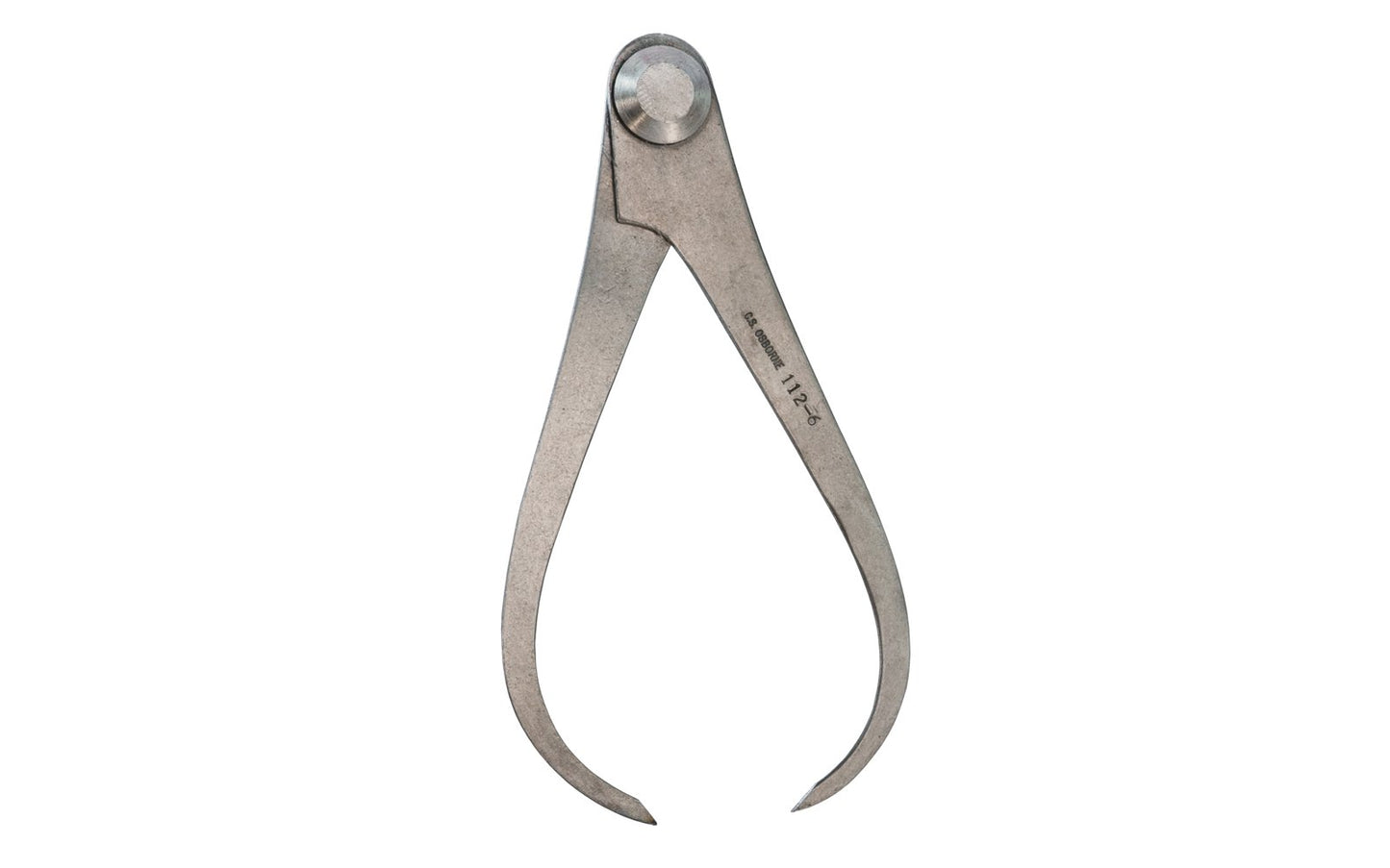 CS Osborne Outside Caliper ~ 6" Size - Steel Caliper ~ Model No. 112-6 ~ Max opening is 11" ~ Made in USA ~ 096685570624