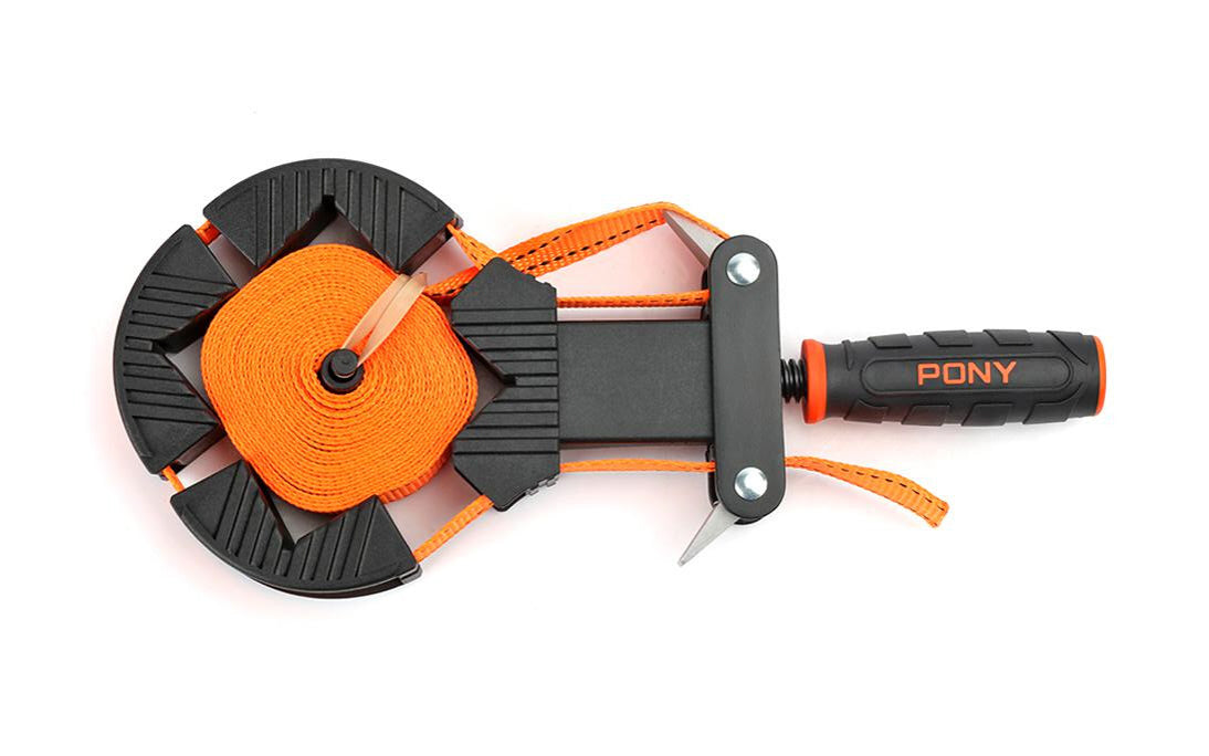Pony 1" x 15' Rapid Acting Band Clamp with Large Handle - Pony Jorgensen Model No. 1225 - A versatile clamp useful for awkward, irregular, round, polygon, & square shapes - Excellent for drawers, frames, chair legs, & irregular shapes ~ 044295122504