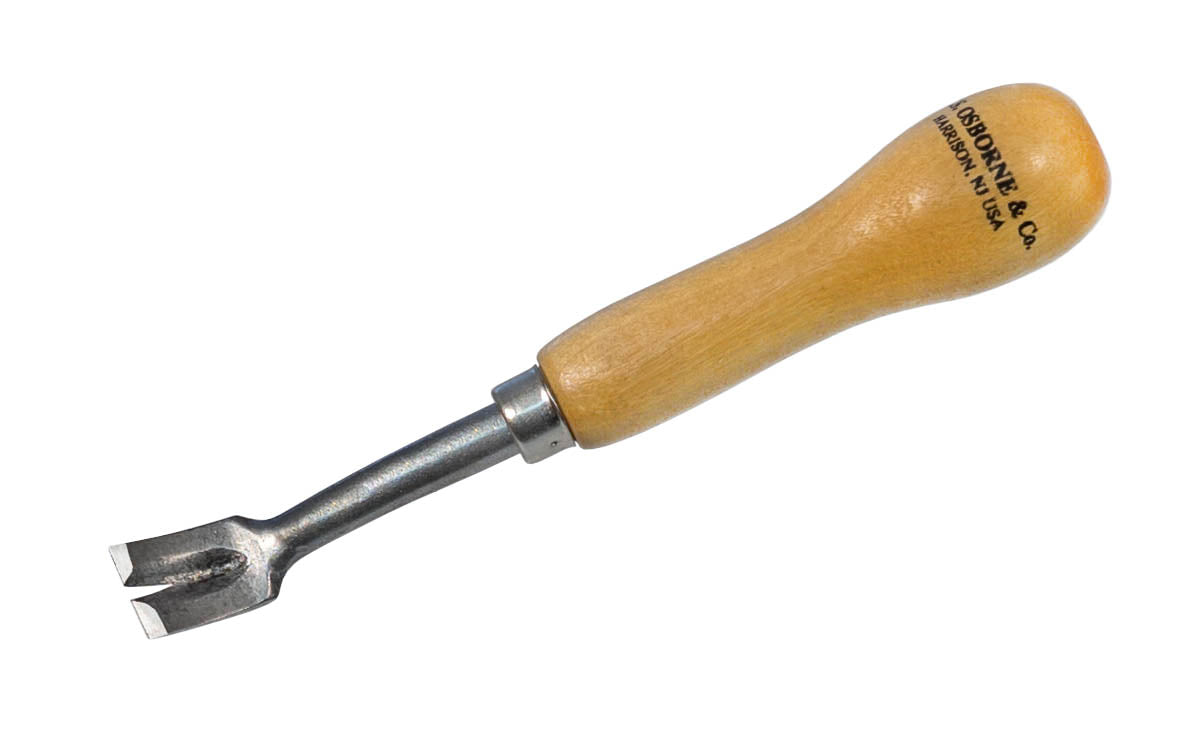 C.S. Osborne Claw Tool No. 122 is a high-quality, drop-forged, steel blade with a 1/8" narrow pry opening at the end point. ~ Made in USA ~ 096685642048