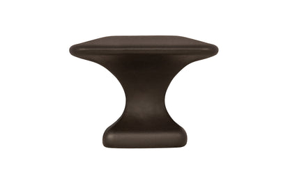 Vintage-style Hardware · Solid Brass Pyramid Shape Square Cabinet Knob ~ 1-1/4" size knob. Made of solid brass, this stylish knob has a smooth & weighty feel. Mission-style, Arts & Crafts style of hardware. Oil Rubbed Bronze Finish