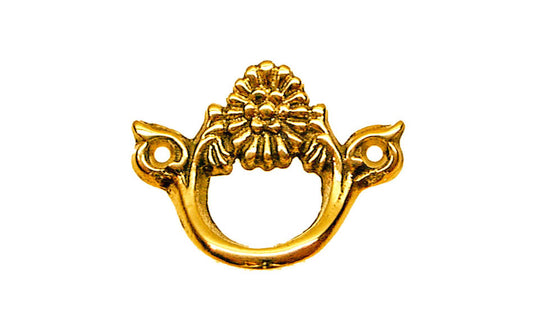 Vintage-style Hardware · Traditional & classic finger-pull piece made of solid brass material. The plate measures 1/8" in thickness for durability. This finger-pull plate will certainly add an attractive style to your cabinets, drawers, & furniture. Non-lacquered brass.