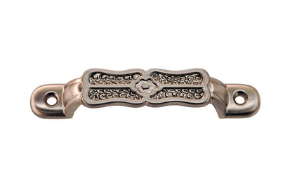Eastlake-Style Handle ~ 3-1/8" On Centers ~ Brushed Nickel Finish