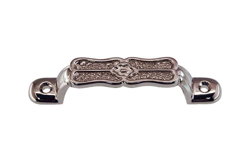 Eastlake-Style Handle ~ 3-1/8" On Centers ~ Polished Nickel Finish