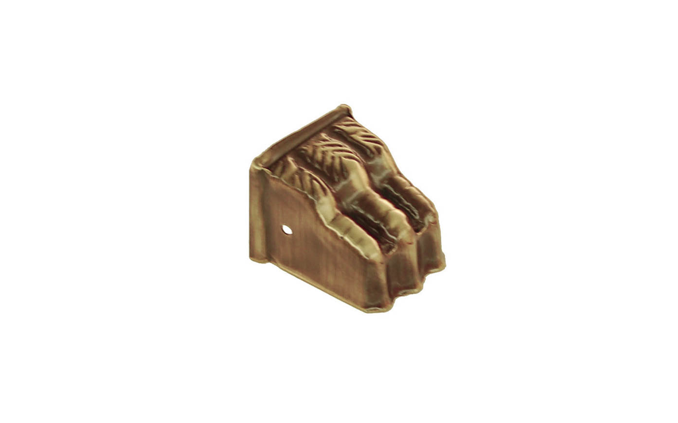 Brass Clawfoot Toe Cap ~ Antique Brass Finish ~ Vintage-style Hardware · Traditional & classic ~ Duncan Phyfe style ~ Made of stamped brass material ~  Designed to protect & beautify your furniture ~ Excellent for sofas, tables, dressers, & antique cabinets