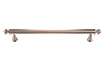 Solid Brass Elegant Handle ~ 7" On Centers ~ Brushed Nickel Finish