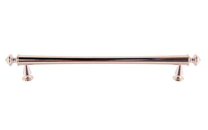 Solid Brass Elegant Handle ~ 7" On Centers ~ Polished Nickel Finish