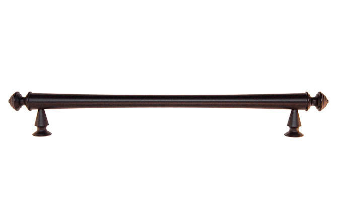 Solid Brass Elegant Handle ~ 7" On Centers ~ Oil Rubbed Bronze Finish