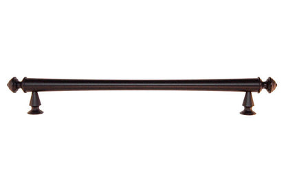 Solid Brass Elegant Handle ~ 7" On Centers ~ Oil Rubbed Bronze Finish